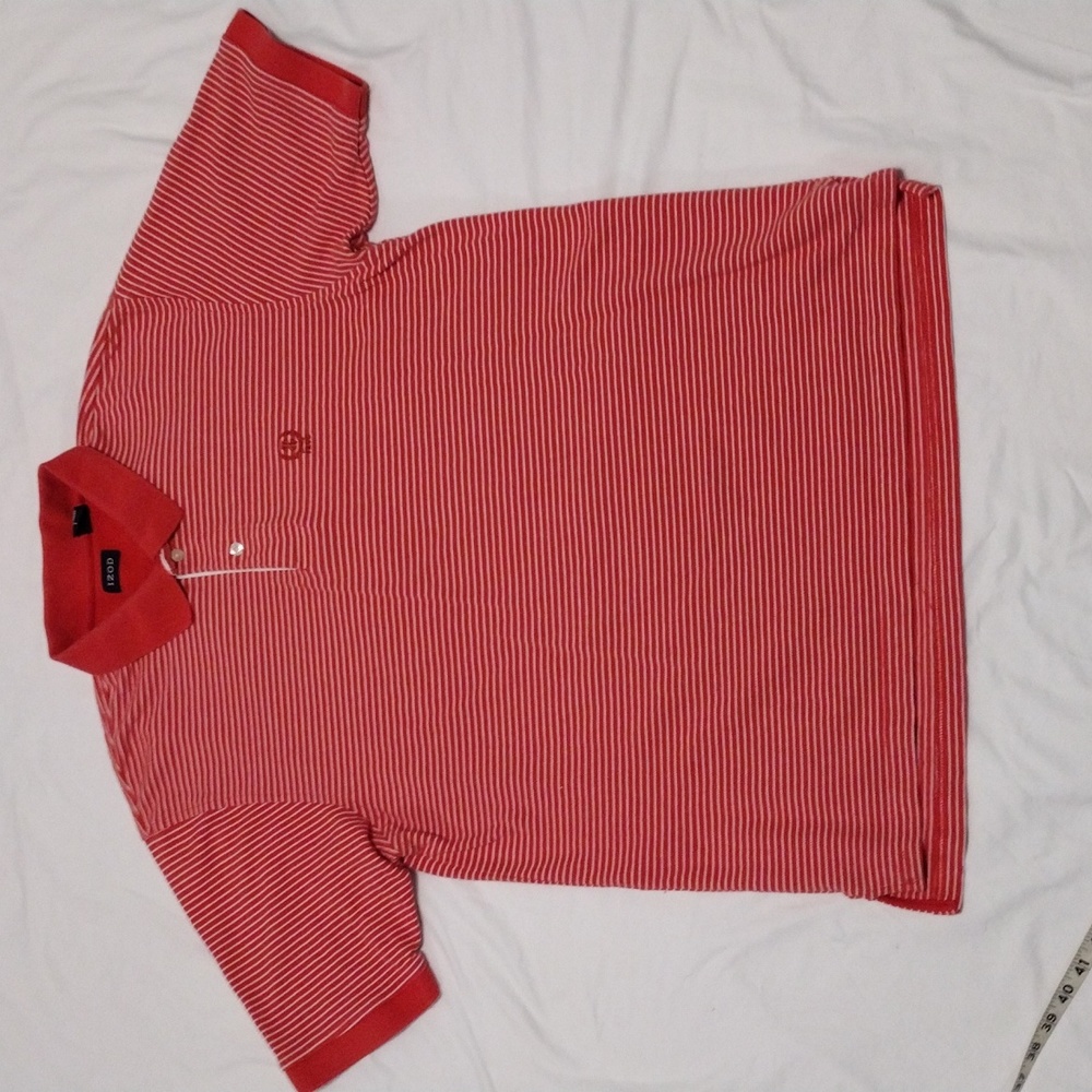 IZOD Men's Striped Short Sleeve Polo Shirt